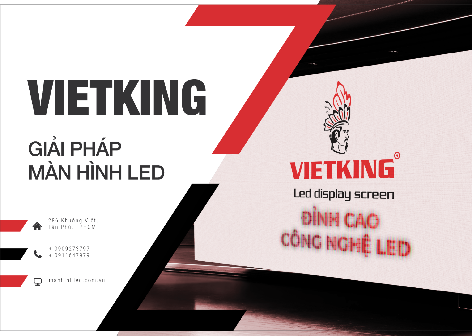 VIETKING - Đơn vị phân phối, cho thuê và sửa chữa màn hình LED uy tín