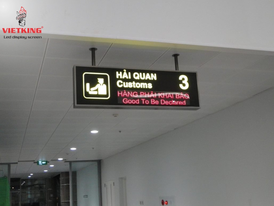 Dự án màn hình LED thông tin Sân bay Nội Bài