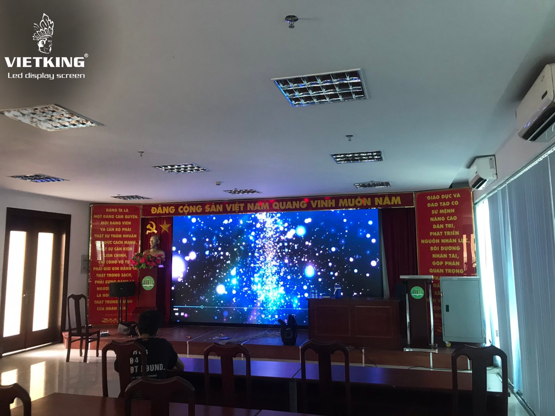 Dự án lắp đặt màn LED cho phòng Công an Bình Phước